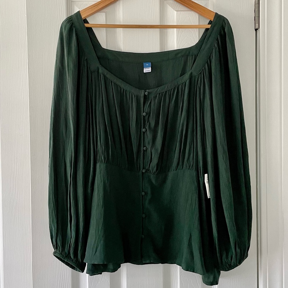 NWT Old Navy peplum top plus size 2X